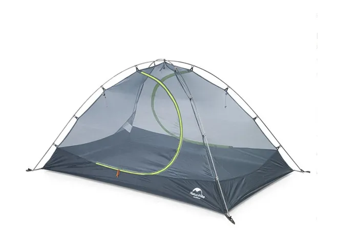 Палатка двухместная ультралегкая Naturehike NH15Z006-P, темно-зеленая Фото 3